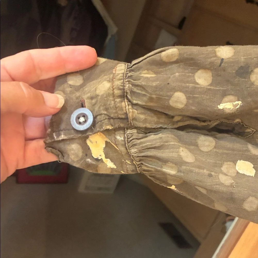 Magnolia Pearl Brown Marguerite Polka Dot Mini Dress - Picture 7 of 11